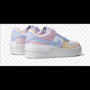 Pastel Air Force Ones - size 8